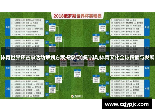 体育世界杯赛事活动策划方案探索与创新推动体育文化全球传播与发展